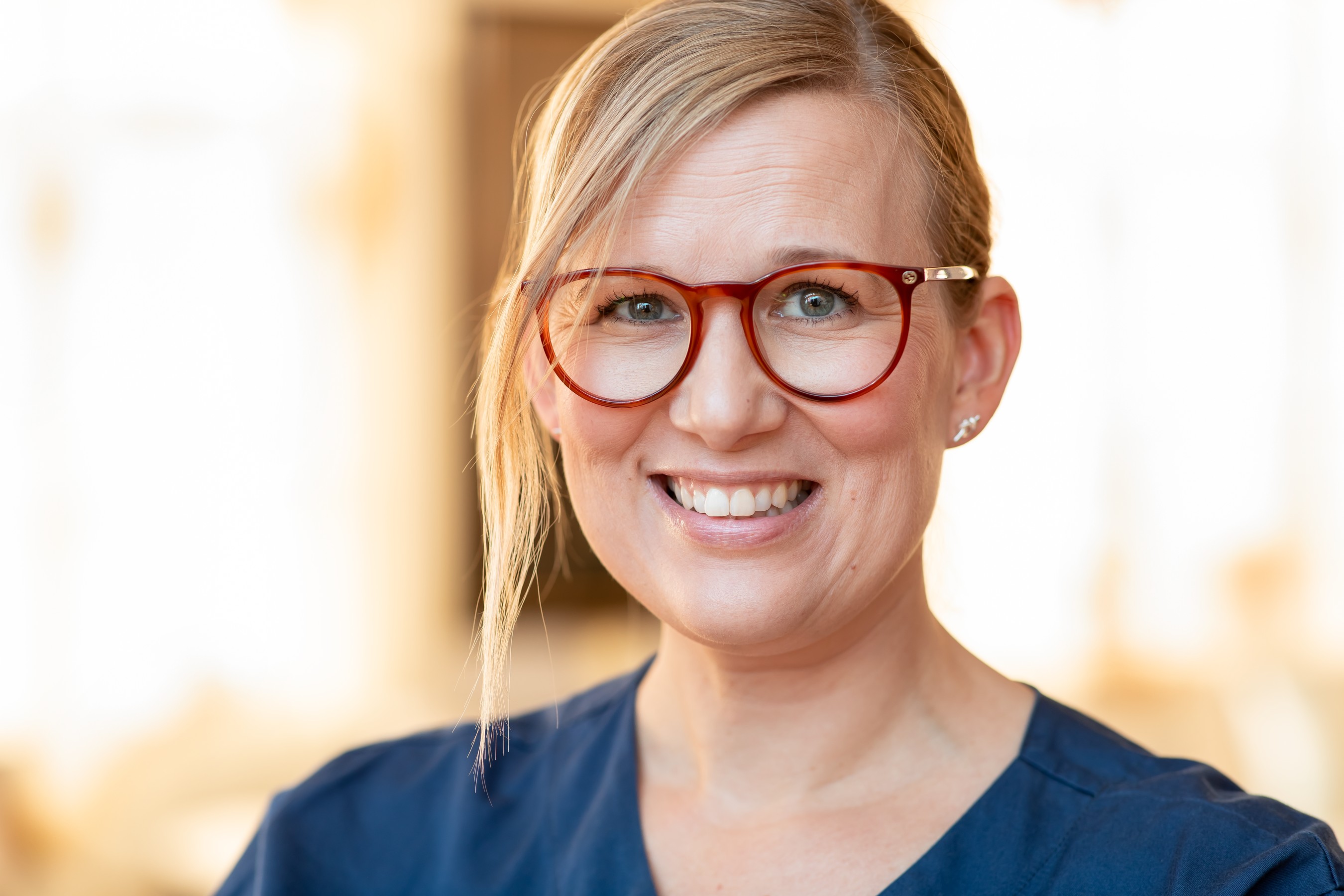 Porträtt av biträdande chefsjuksköterska Linnea Hägglöf