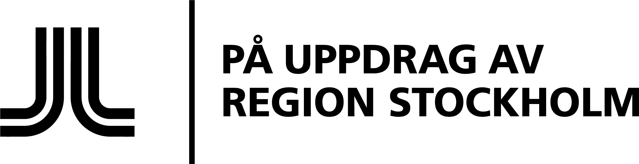 Logotypen på uppdrag av region Stockholm.